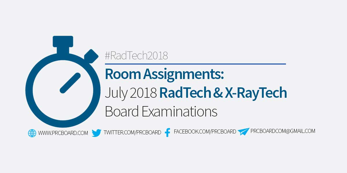 room assignment radtech june 2023