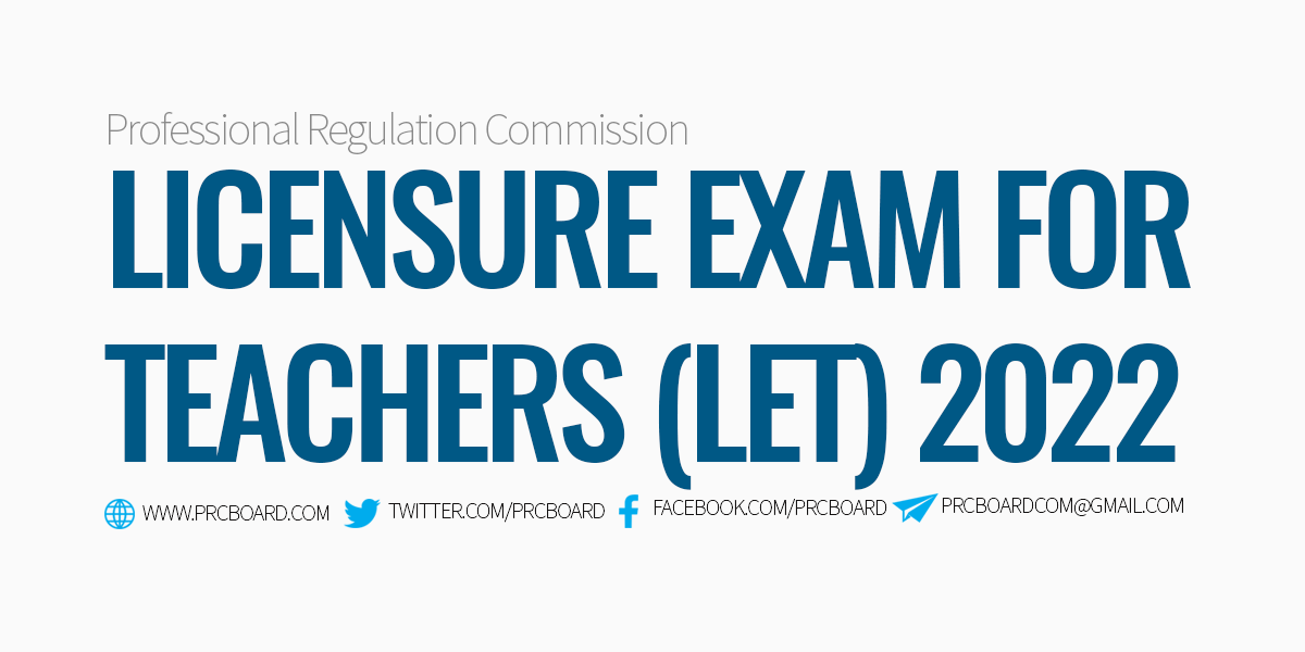 LET RESULTS PRC Teachers Board Exam Passers