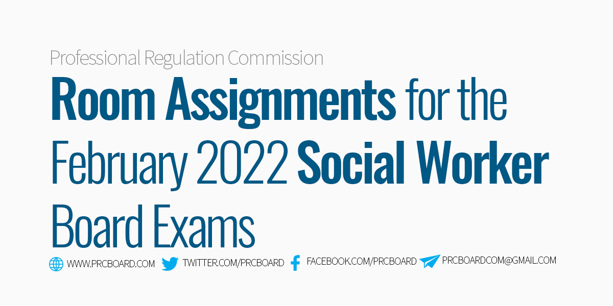 room assignment social work 2022