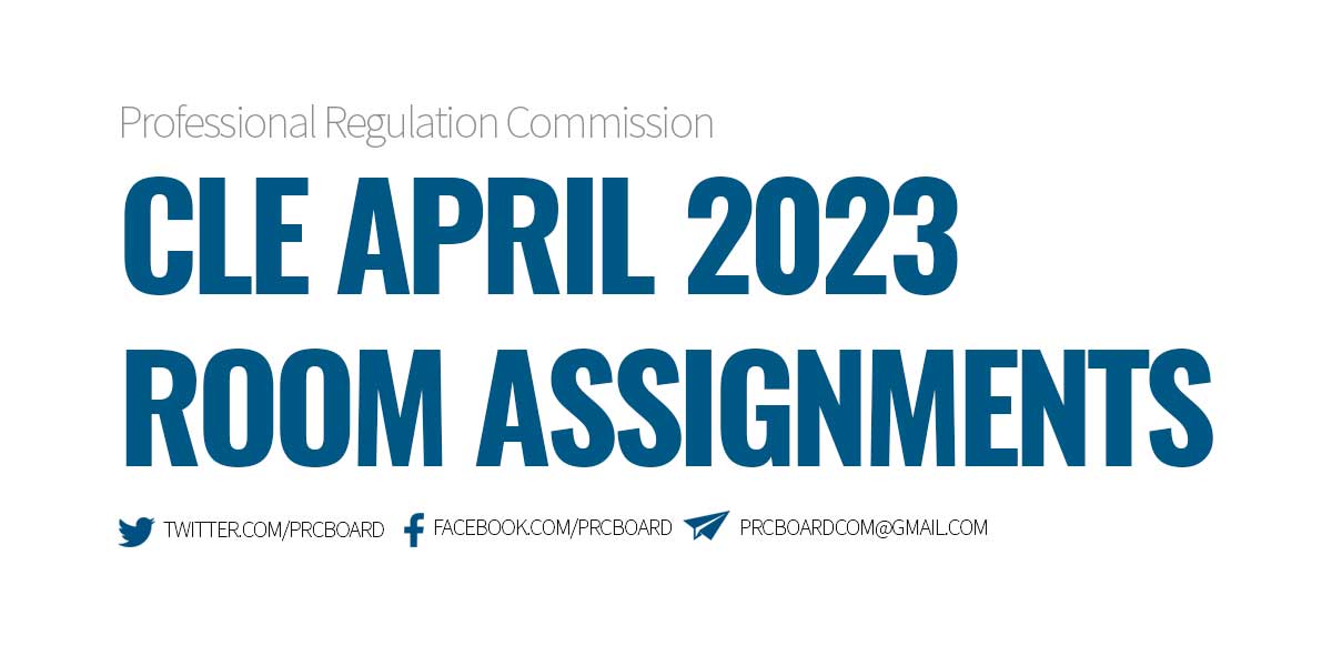 prc pagadian room assignment march 2023
