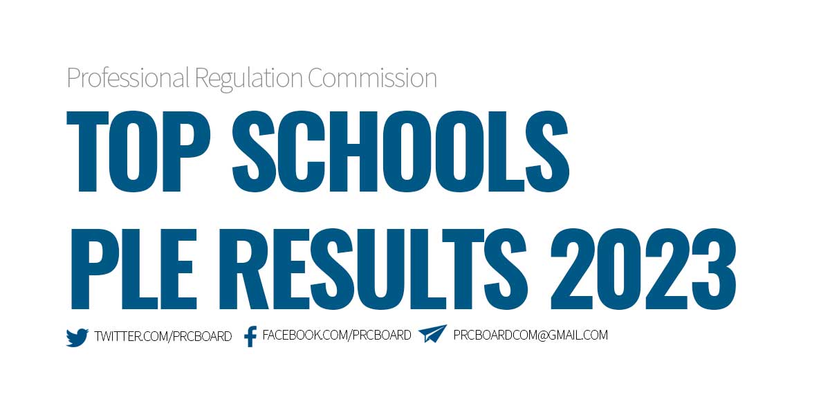 Top Schools PLE Results March 2023 