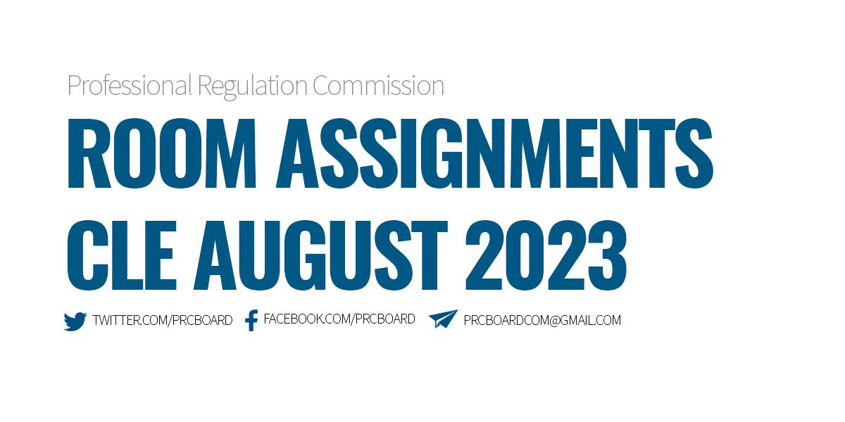 criminology room assignment august 2023