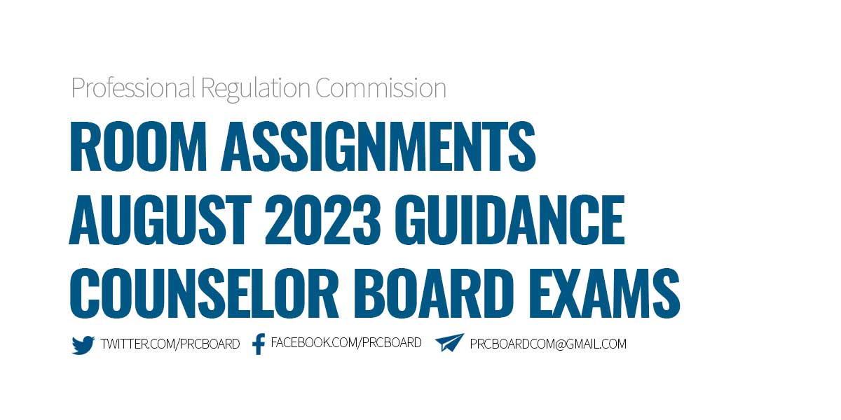 room assignment guidance counselor 2023