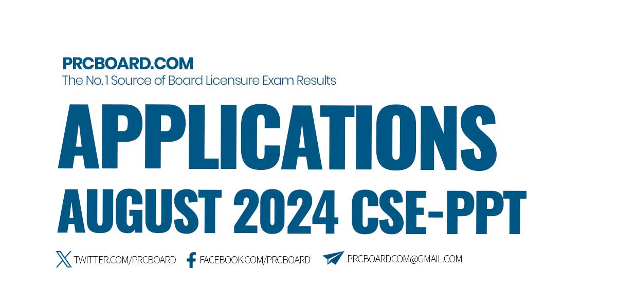 Applications August 2024 CSE PPT